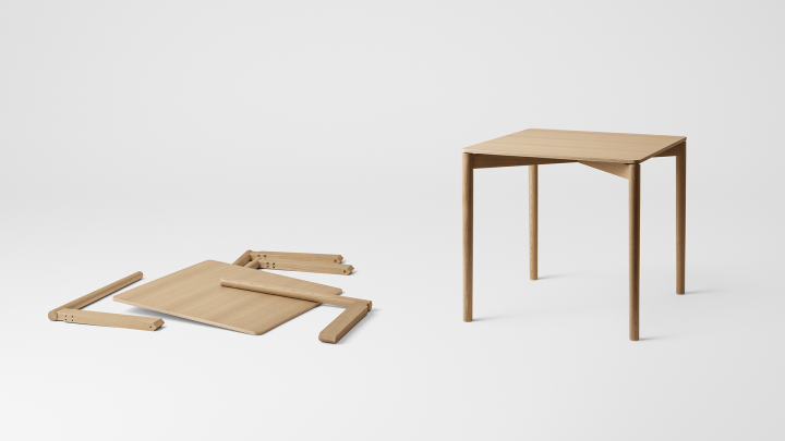 Cross Table 75 | Beautiful and enduring sustainable furniture | TAKT