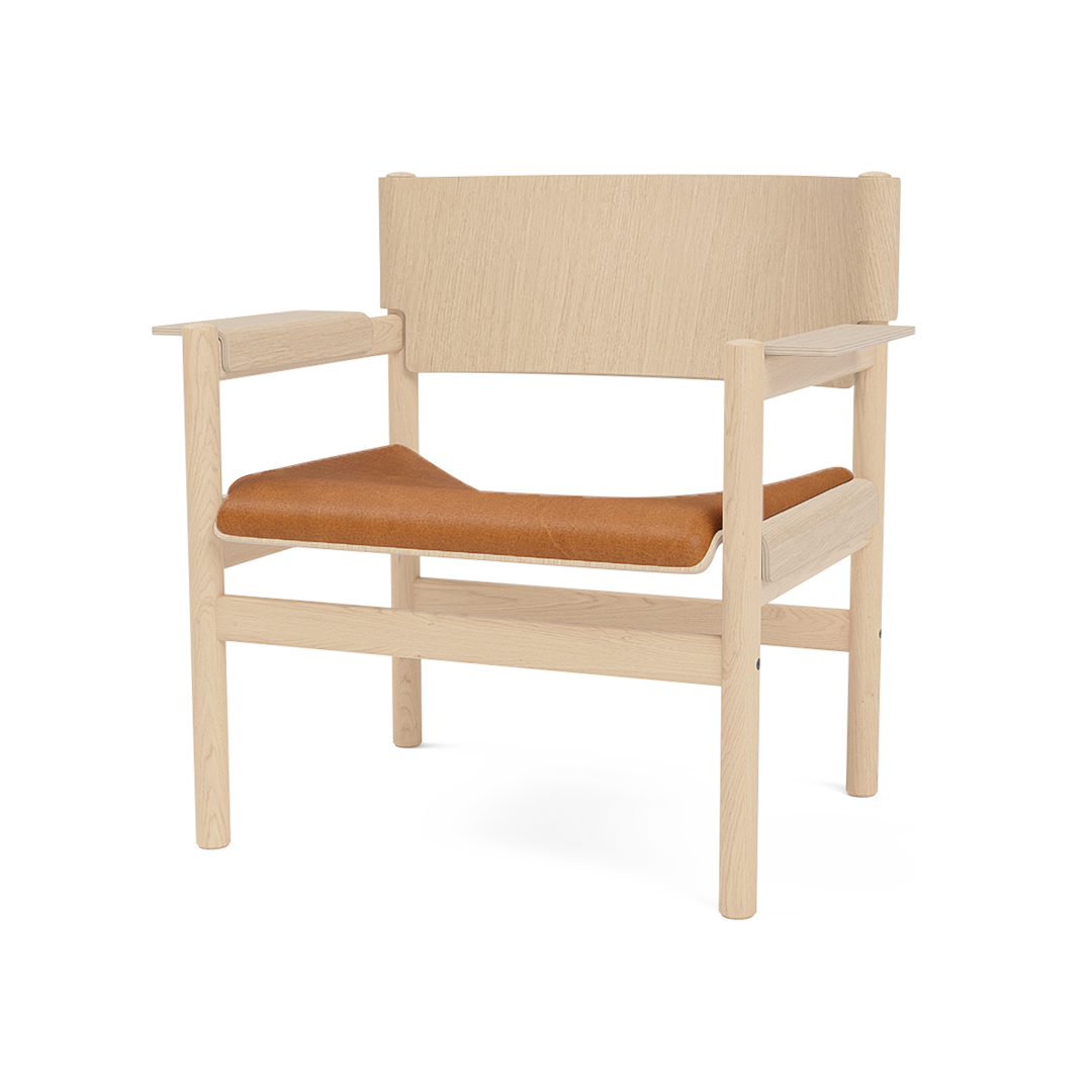 Soft Lounge Chair Leather seat